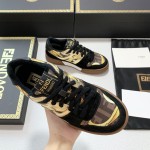 Fendi Versace collaborates on the new match capsule sneakers, casual sneakers for couples