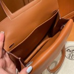 Halzan 25cm New stock tc leather 37 gold brown silver buckle