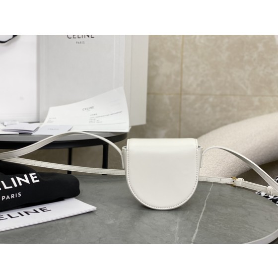 CELINE Mini Embossed Saddle Bag Model: 10J303