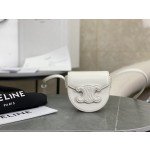 CELINE Mini Embossed Saddle Bag Model: 10J303