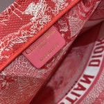 DIOR TOTE Tiger Embroidery Fluorescent Collection