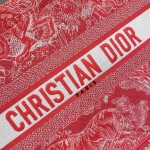 DIOR TOTE Tiger Embroidery Fluorescent Collection