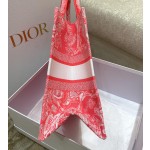 DIOR TOTE Tiger Embroidery Fluorescent Collection