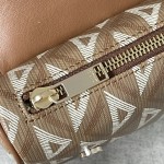 Dior- Saddle Bag Brown Canvas