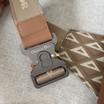 Dior- Saddle Bag Brown Canvas