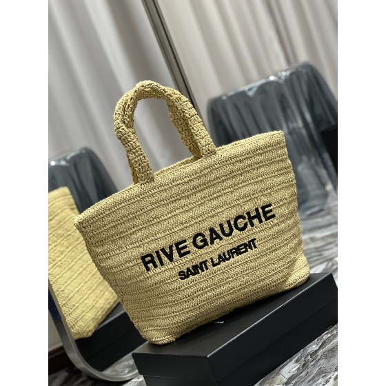 SAINT LAURENT Lafite woven tote model number: 688864