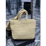 SAINT LAURENT Lafite woven tote model number: 688864