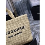 SAINT LAURENT Lafite woven tote model number: 688864