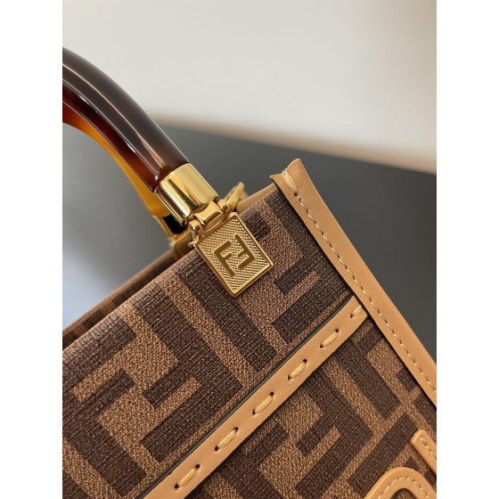 FENDI Sunshine mini tortoiseshell portable crossbody cute