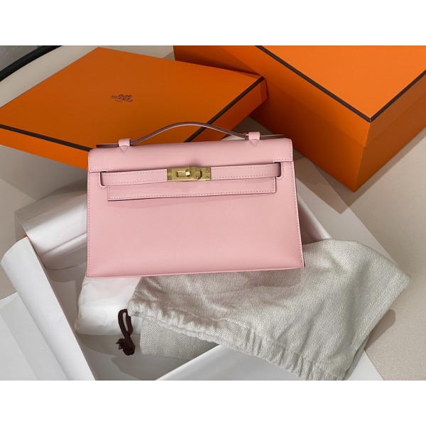 mini Kelly generation 3Q powder swift leather