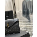 SAINT LAURENT Gaby Quilted Envelope Style Handbag Model Number: 685596