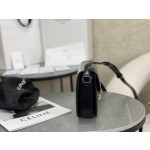 CELINE 𝗧𝗘𝗘𝗡𝗕𝗘𝗦𝗔𝗖𝗘 Leather Saddle Bag Model: 110413