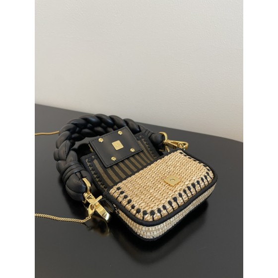 FENDI baguette nano straw
