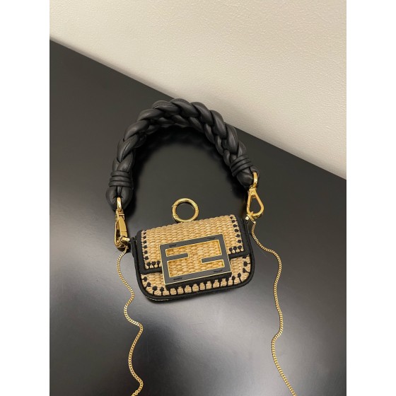 FENDI baguette nano straw