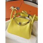 Mini Lindy lemon yellow counter Clemons leather