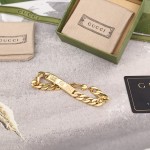 Gucci Gold Skeleton Bracelet Couple Bracelet