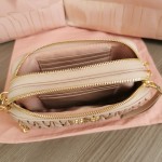 MIU MIU 5BP045 New Double Zip Camera Bag Handbag