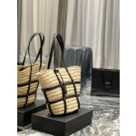 SAINT LAURENT Medium Lafite and Smooth Leather Handbag Model Number: 685634