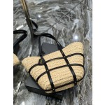 SAINT LAURENT Medium Lafite and Smooth Leather Handbag Model Number: 685634