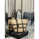 SAINT LAURENT Medium Lafite and Smooth Leather Handbag Model Number: 685634