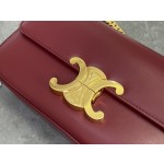 CELINE 𝑻𝒓𝒊𝒐𝒎𝒑𝒉𝒆 Chain Underarm Bag Model: 197993