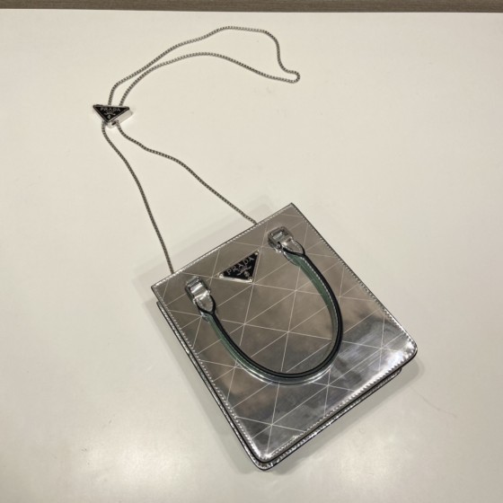 Prada rhombic mirror tow bag 🎉1BA331