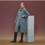 Hermes cashmere coat Q28 (consult customer service to confirm size before placing an order for a customized version)