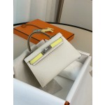 mini Kelly 2nd Generation Limited Edition Three Little Cute Milkshake White Chicken Yellow Sesame Color