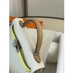 mini Kelly 2nd Generation Limited Edition Three Little Cute Milkshake White Chicken Yellow Sesame Color