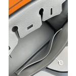 Birkin25 Seagull Grey Togo Skin Silver Buckle