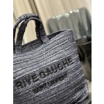 SAINT LAURENT Lafite woven tote model number: 688864