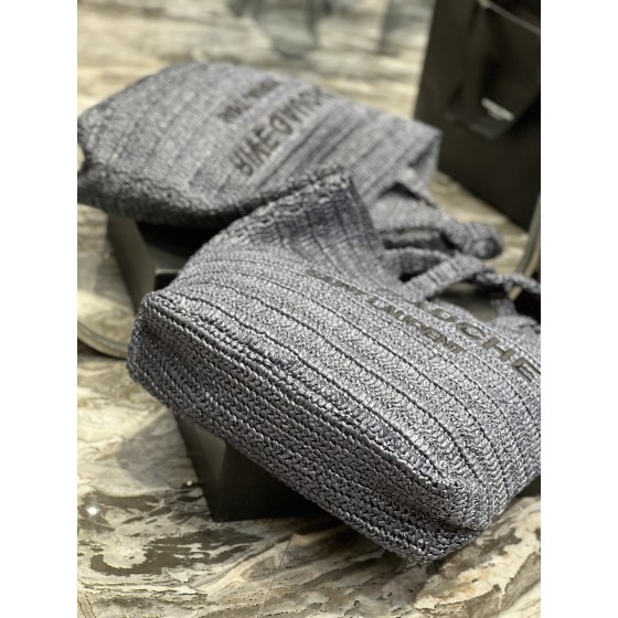 SAINT LAURENT Lafite woven tote model number: 688864