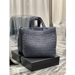 SAINT LAURENT Lafite woven tote model number: 688864