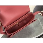 CELINE Embossed Small Carmine Red 𝗯𝗼𝘅 Model: 199223