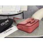 CELINE Embossed Small Carmine Red 𝗯𝗼𝘅 Model: 199223
