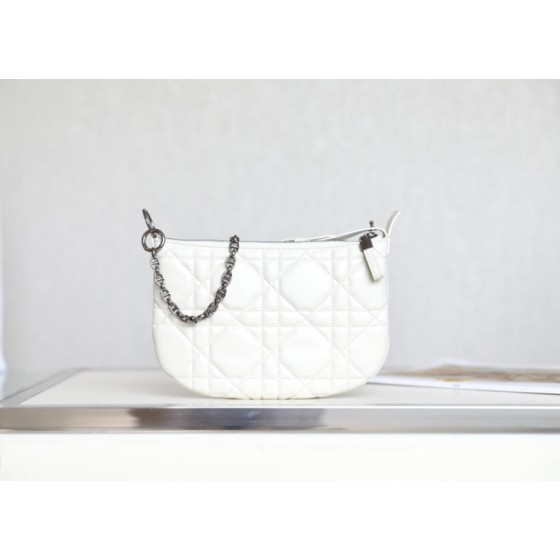 Dior Mini Tulip Bag White