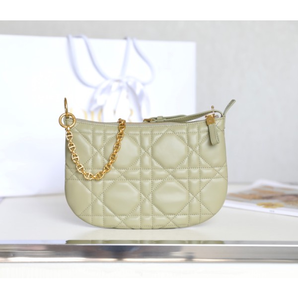 Dior Mini Tulip bag gray green