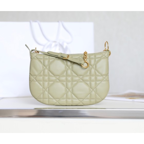 Dior Mini Tulip bag gray green