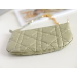 Dior Mini Tulip bag gray green