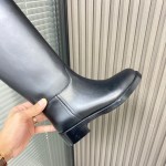 CHANEL Side Diamond Knight Boots