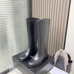 CHANEL Side Diamond Knight Boots