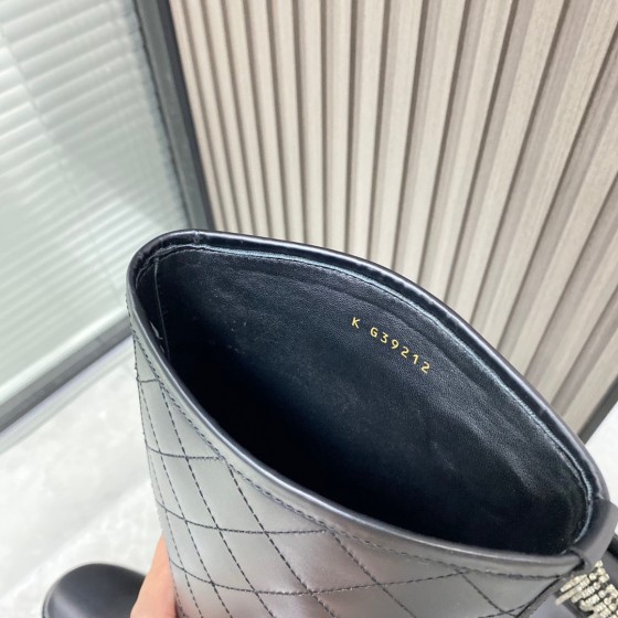 CHANEL Side Diamond Knight Boots