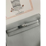 Kelly danse II 22cm evercolor calfskin chalice blue silver buckle