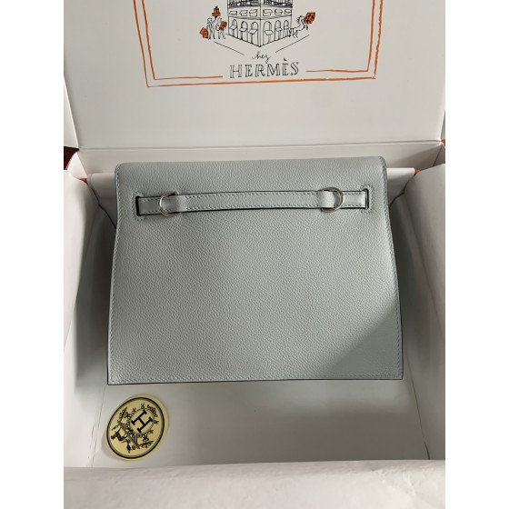 Kelly danse II 22cm evercolor calfskin chalice blue silver buckle