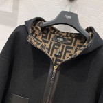 FENDI three-dimensional logo sports jacket