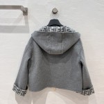 FENDI three-dimensional logo sports jacket