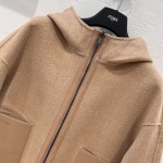 FENDI three-dimensional logo sports jacket