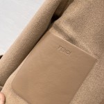 FENDI three-dimensional logo sports jacket