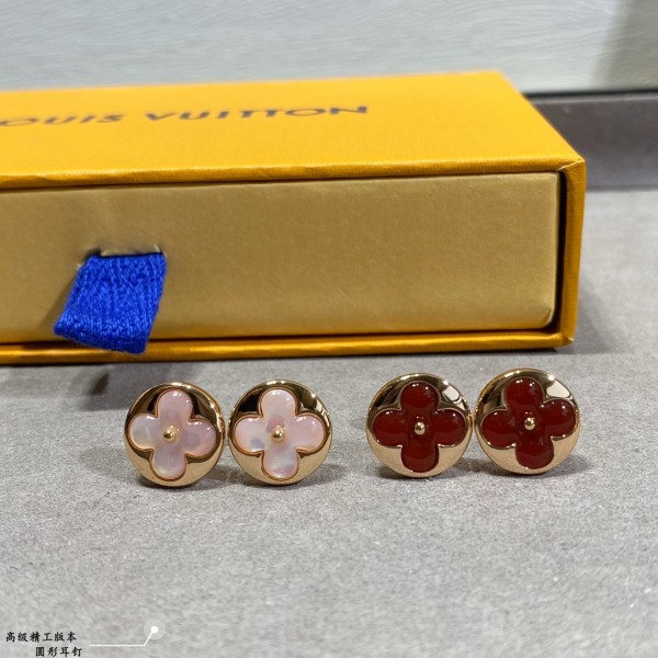 Louis Vuitton round earrings