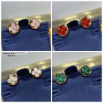 Louis Vuitton round earrings